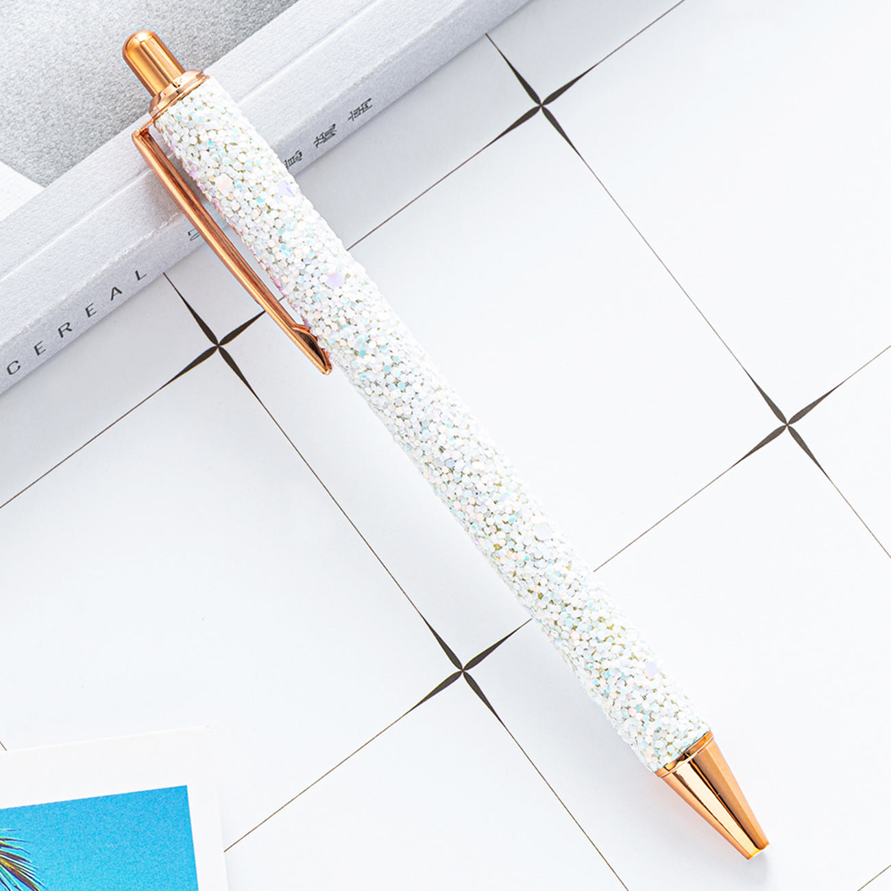 Whoelsale Pens Gold Powder Metal Pen Fashion Office Tools Teacher Gift